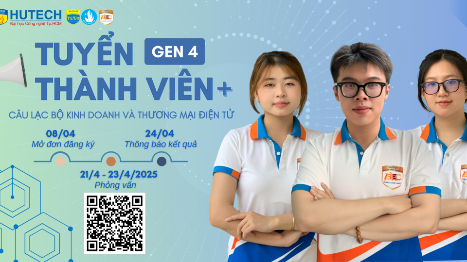 TUYỂN THÀNH VIÊN CLB BEC GEN 3